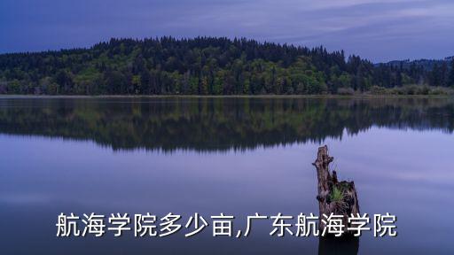廣東航海學(xué)院多少畝,廣東航海學(xué)院