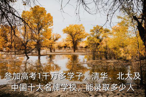 中山2019北大清華錄取多少人,能錄取多少人
