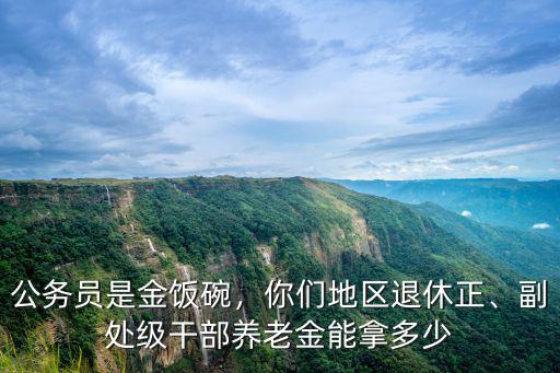 公務員是金飯碗，你們地區退休正、副處級干部養老金能拿多少