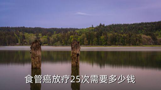 食管癌放療25次需要多少錢