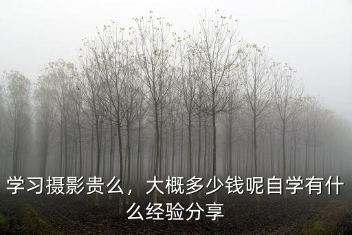 舟山學攝影要多少錢,學攝影大概要多少錢