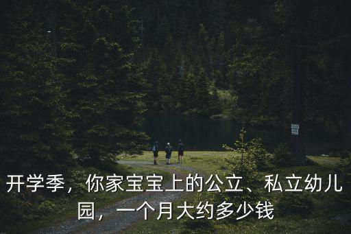 蘇州公立幼兒園一般多少錢一個月,一個月大約多少錢