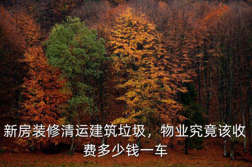 東莞建筑垃圾清運多少錢,新房裝修清運建筑垃圾