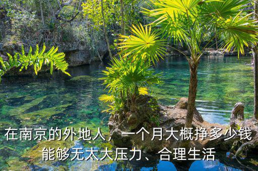 在南京的外地人，一個月大概掙多少錢能夠無太大壓力、合理生活