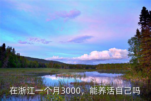 在浙江一個月3000，能養(yǎng)活自己嗎