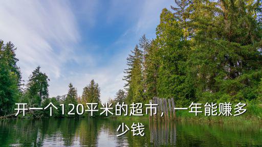 杭州開超市一年賺多少錢,開一個小型超市