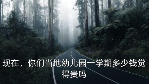 現在，你們當地幼兒園一學期多少錢覺得貴嗎