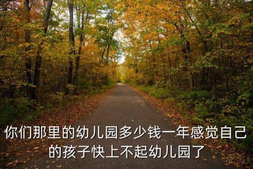 你們那里的幼兒園多少錢一年感覺自己的孩子快上不起幼兒園了