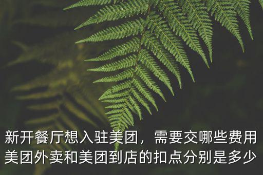 廣東美團(tuán)抽成多少,你家的店美團(tuán)的抽成是多少
