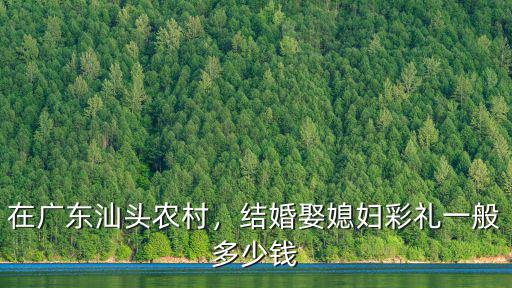 廣東汕頭婚禮費(fèi)用是多少錢,在廣東農(nóng)村結(jié)婚要多少錢