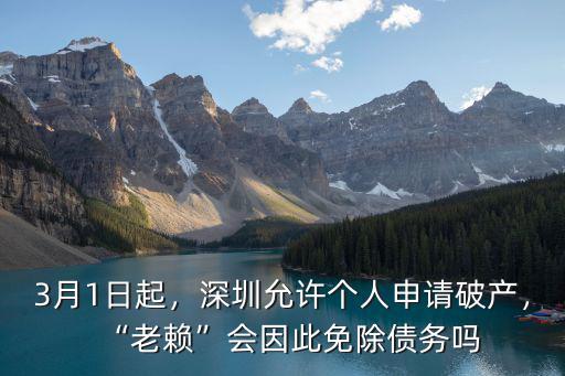 深圳個人限制怎么處理,深圳允許個人申請破產