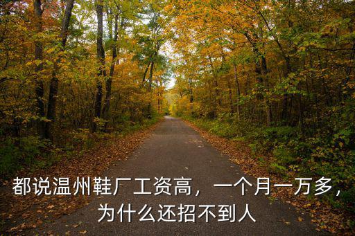 溫州鞋廠大該月工資多少,我沒去過溫州