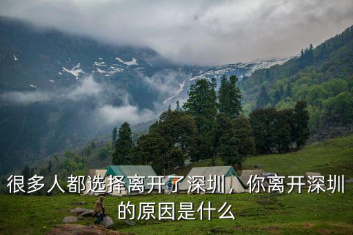 年底了多少人提前離開深圳,很多人都選擇離開了深圳