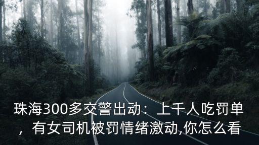 珠海民警有多少人,珠海哪些路段有電子警察