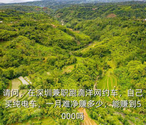 深圳電動泥頭車一個月可以賺多少錢,跑滴滴一個月能賺多少
