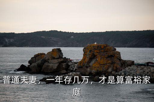 深圳家庭每年存款多少是富裕家庭,家庭存款達到多少