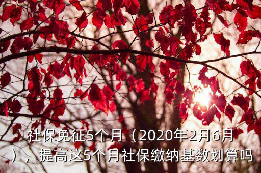 2020廣州2月的社保是多少,社保免征5個月