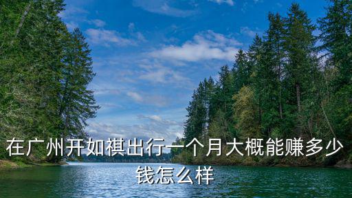 在廣州跑網(wǎng)約車有多少錢一個(gè)月,在廣州跑貨拉拉