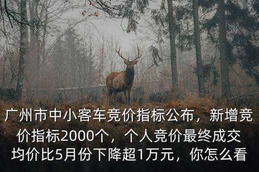 廣州市2020年5月小汽車指標競價多少,廣州市中小客車競價指標公布