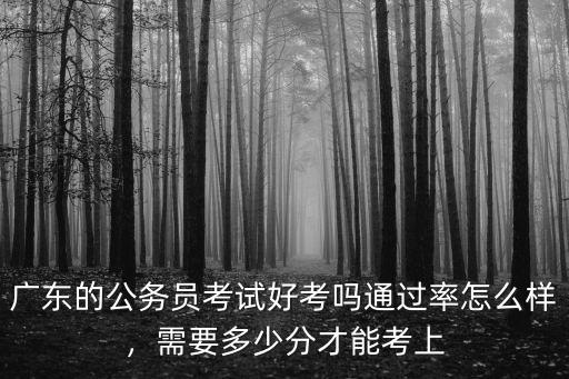 廣東省考成績多少分上岸,省考多少分上岸