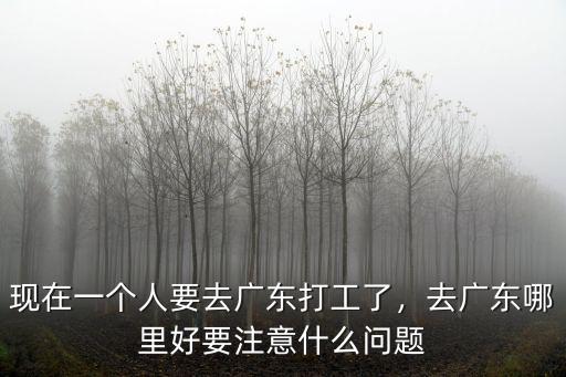 女生去廣東哪里打工,去廣東哪里好
