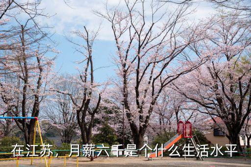 在江蘇，月薪六千是個什么生活水平