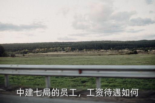 中建七局的員工，工資待遇如何
