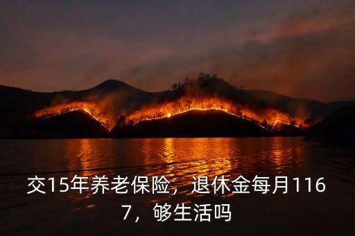 鎮(zhèn)江15年養(yǎng)老保險(xiǎn)每月多少,交15年養(yǎng)老保險(xiǎn)