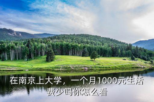 在南京讀大學一年費用多少,在南京讀大學
