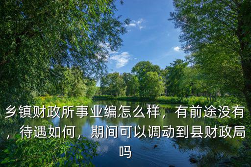 鄉鎮財政所事業編怎么樣，有前途沒有，待遇如何，期間可以調動到縣財政局嗎