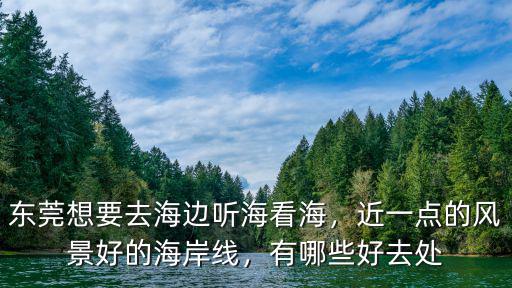 東莞小蠻腰怎么去海邊,東莞想要去海邊聽海看海