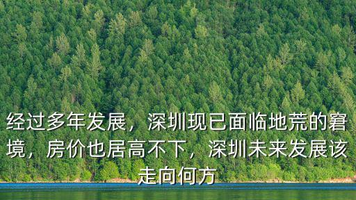 深圳怎么發展過程,深圳未來發展該走向何方