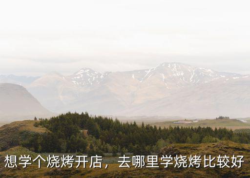 陽江學燒烤哪里好,去哪里比較好呢