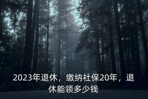 江蘇社保繳滿30年可領多少錢,繳納社保20年