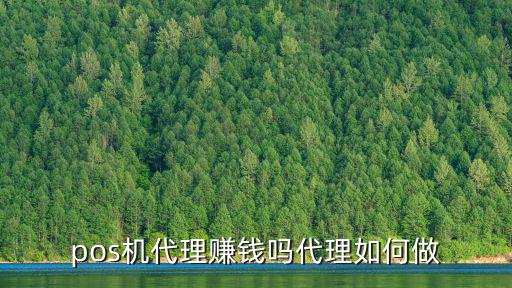 pos機代理賺錢嗎代理如何做
