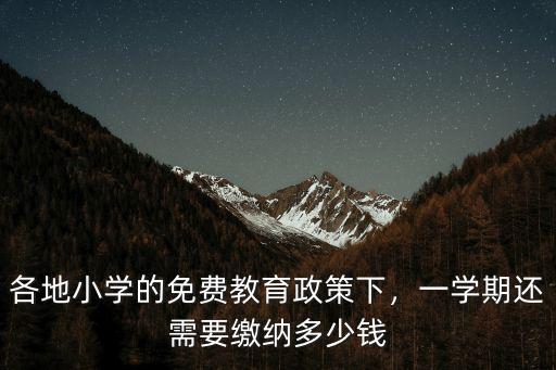 蘇州小學每學期交多少錢,六十年代上小學學雜費多少錢