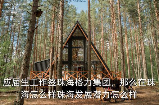 珠海格力園區怎么樣,珠海發展潛力怎么樣