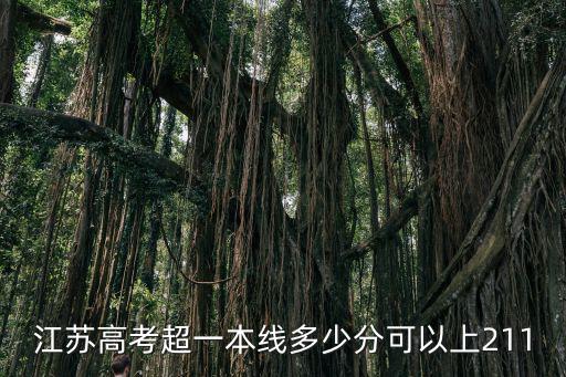 江蘇高考超一本線多少分可以上211