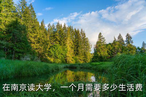 在南京讀大學，一個月需要多少生活費