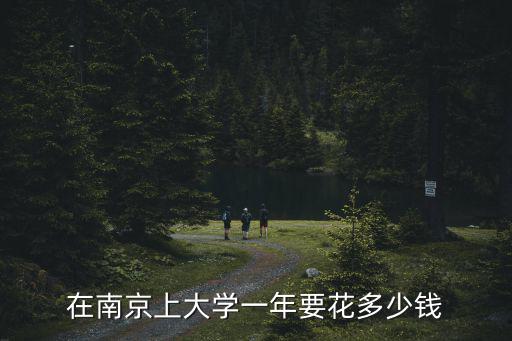 在南京上大學一年要花多少錢