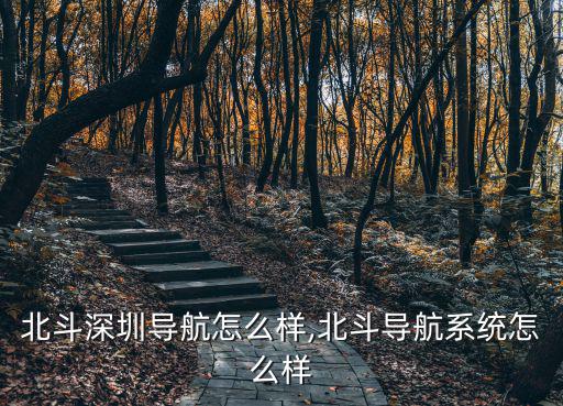 中海北斗深圳導航怎么樣,北斗導航系統怎么樣