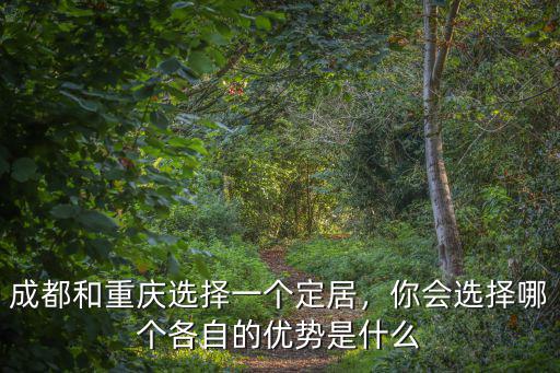 成都和重慶選擇一個定居，你會選擇哪個各自的優勢是什么