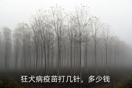 常州新北區(qū)狂犬疫苗多少錢,狂犬病疫苗打幾針