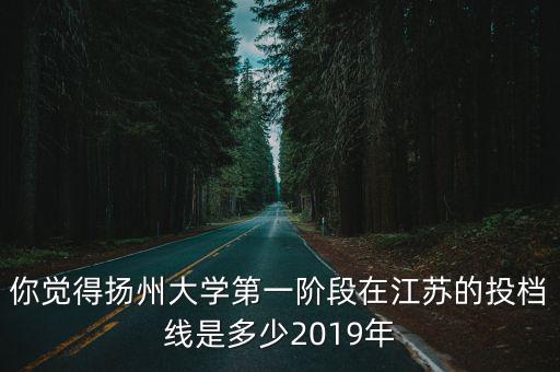 你覺得揚(yáng)州大學(xué)第一階段在江蘇的投檔線是多少2019年