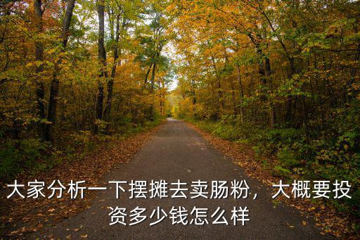 大家分析一下擺攤?cè)ベu腸粉，大概要投資多少錢怎么樣