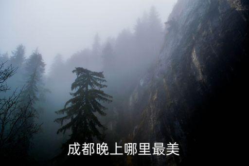 成都晚上哪里最美