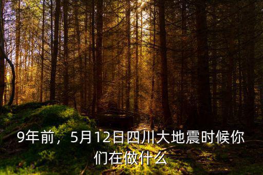 2019年5月1號四川哪里地震了,2008年5月12號