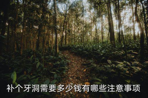 無錫補牙洞一般多少錢,補個牙洞需要多少錢