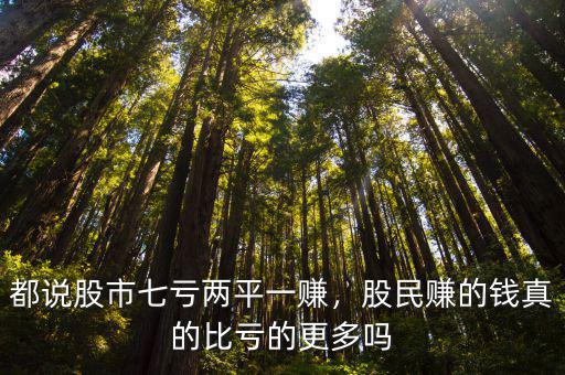 徐州一股民賺多少錢,3萬塊錢炒股一年賺多少錢