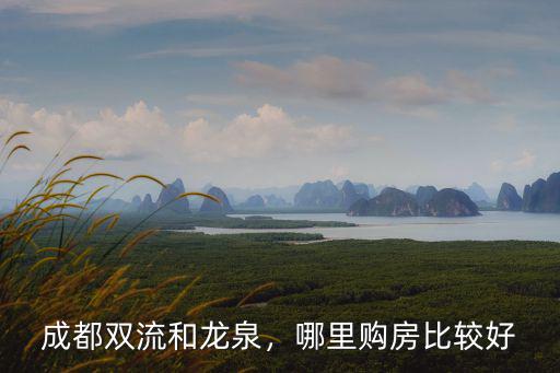 成都龍泉買房哪里好,成都雙流和龍泉